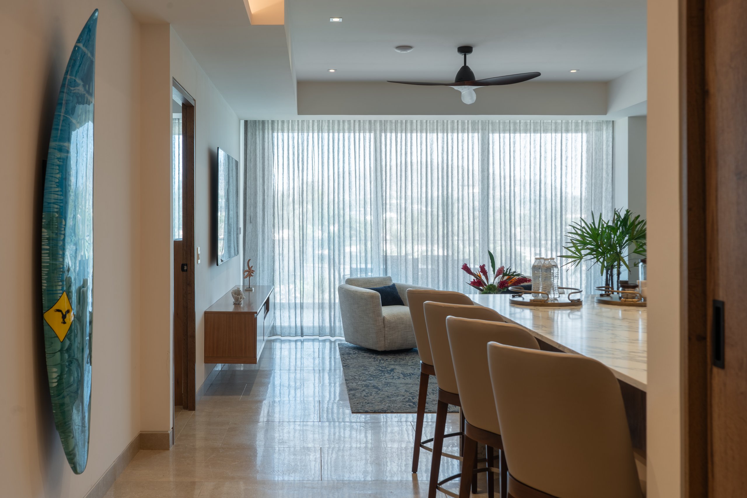 Sala y comedor de residencia ALBALUZ